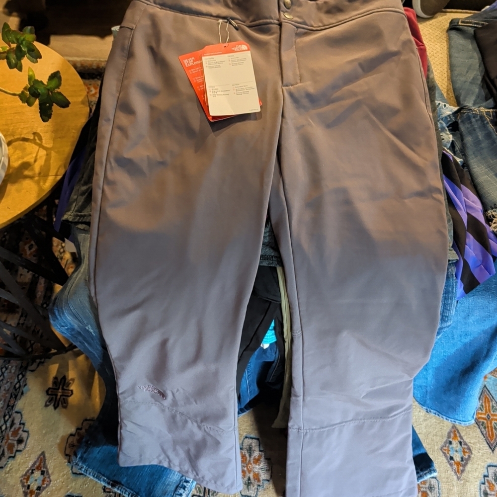 NWT The North Face‎ Women's Size L Snow Pants Gray Orig Price $160